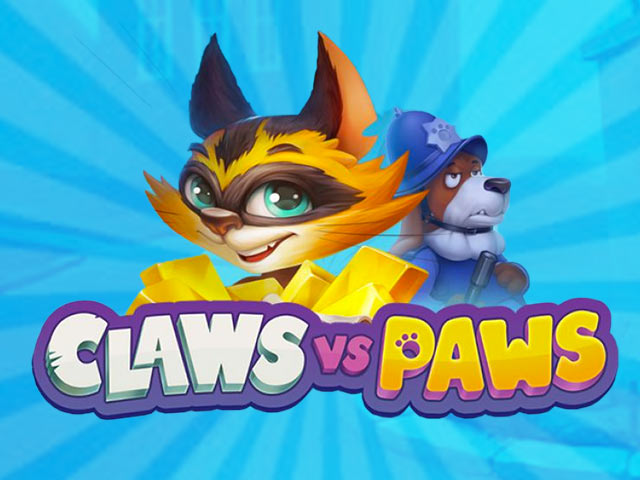 Igralni avtomat z živalsko temo Claws vs Paws