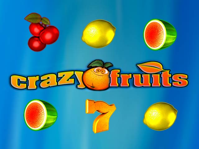 Igralni avtomat s temo sadja Crazy fruits